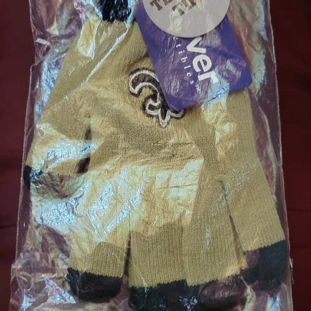 NFL New Orleans Saints Knit Gloves
